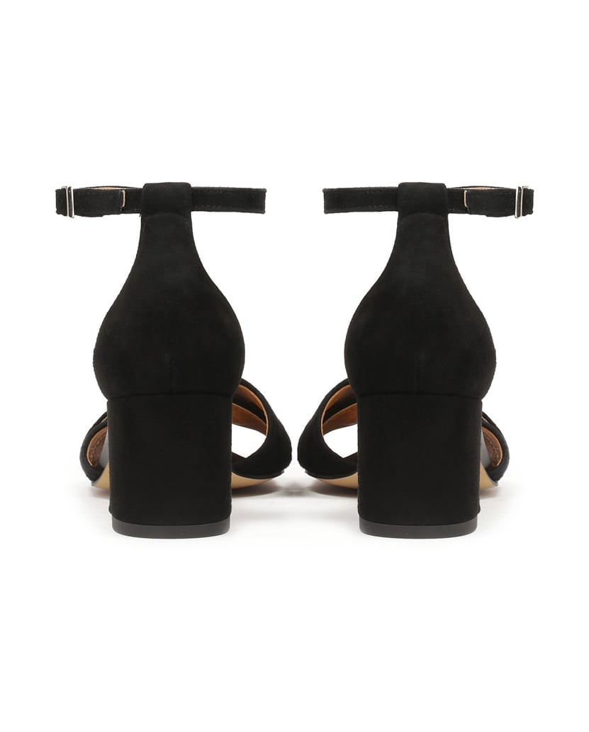 Kazar-Czarne-zamszowe-sandały-z-pełną-piętą-schwarz