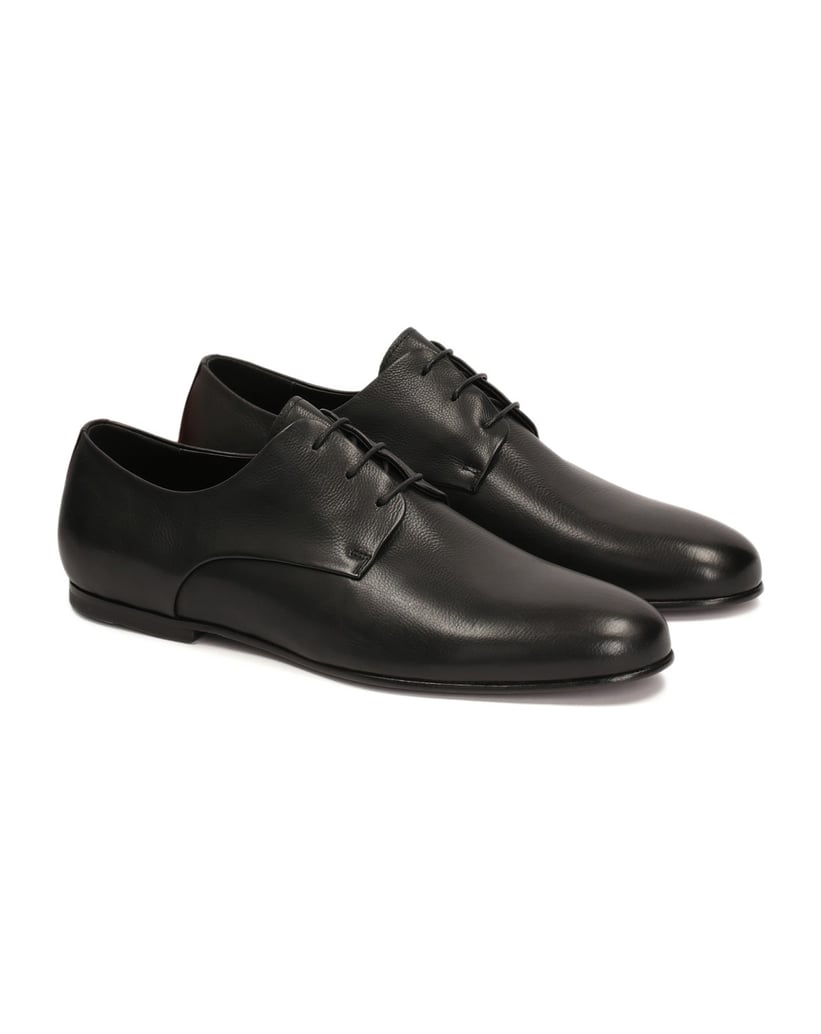 Kazar-Formal-black-shoes-with-leather-sole-čierna