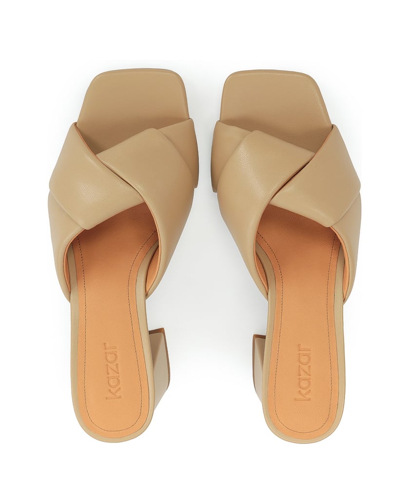 Kazar-Pantoletten-mit-Absatz-in-Beige-beige