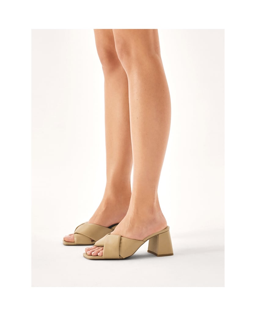 Kazar-Pantoletten-mit-Absatz-in-Beige-beige