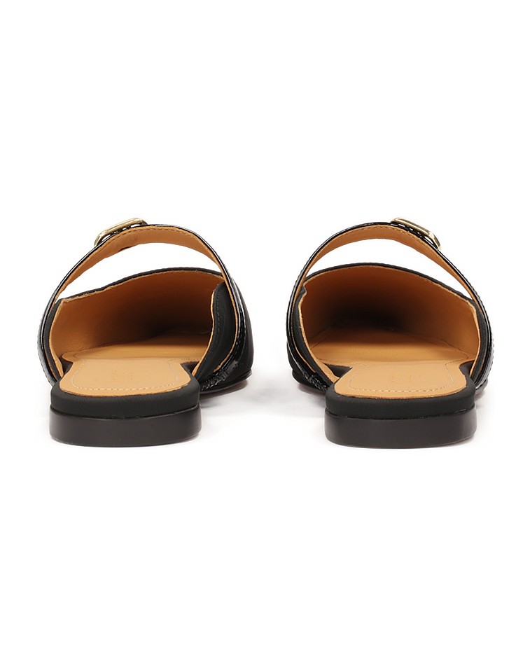 Kazar-Elegante-schwarze-Pantoletten-mit-voller