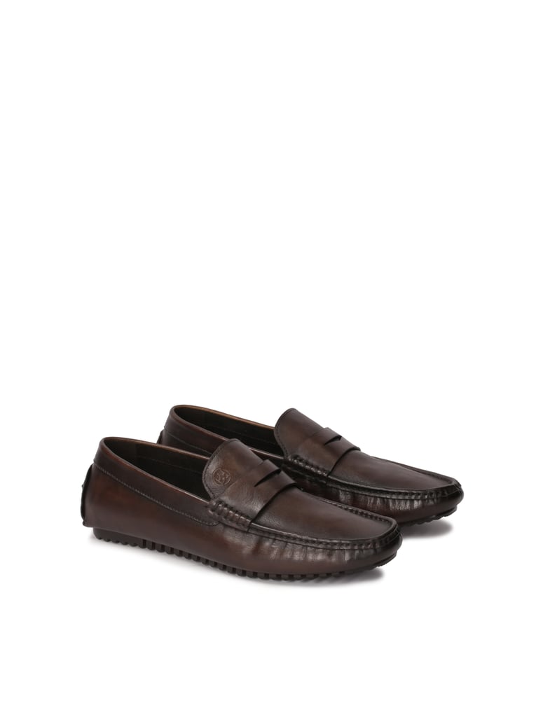 Kazar-Brown-moccasins-with-fine-sole-hnedá