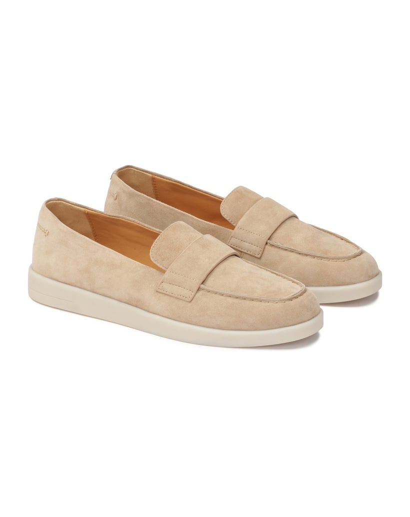 Kazar-Beige-Wildleder-Slipper-Freizeitschuhe-beige