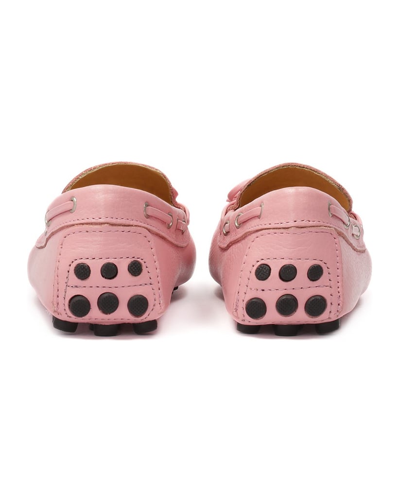 Kazar-Rosa-Leder-Mokassins-mit-Zehensteg-pink