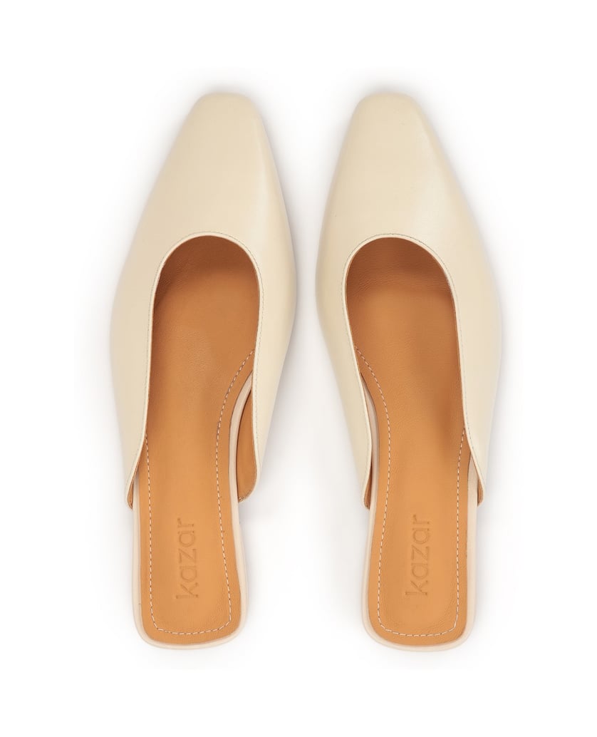 Kazar-Flache-Pantoletten-mit-integriertem-verlängertem-Nasenstück