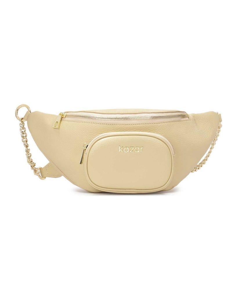 Kazar-Beige-Hüfttasche-mit-verstellbarem-Rieme