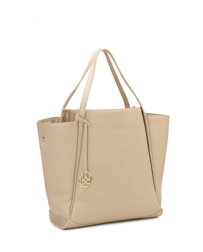 Kazar-Large-trapezoidal-shaped-shoulder-bag-béžová
