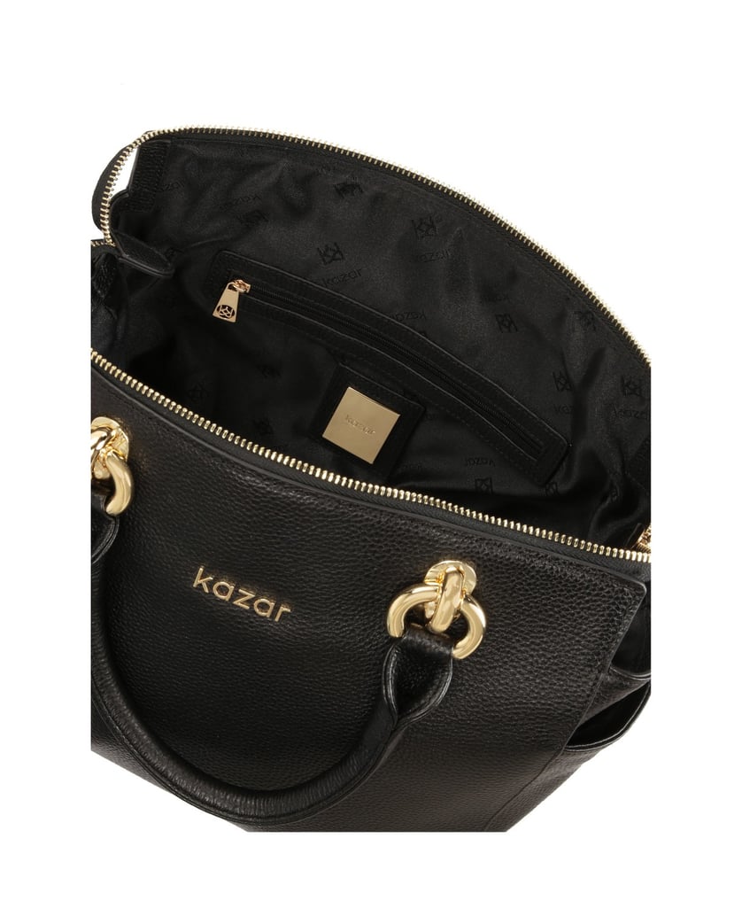Kazar-Große-Lederhandtasche-mit-zwei-Haltegrif