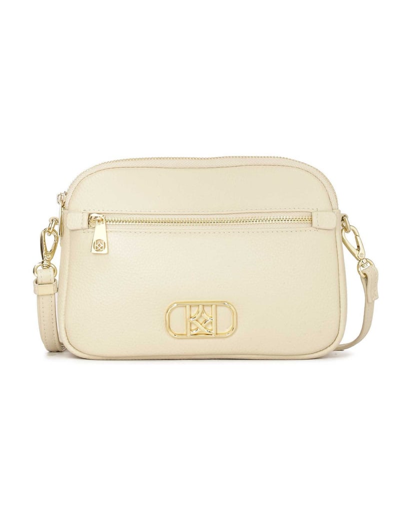 Kazar-Beige-handbag-with-a-pocket-on-the-front-béžová