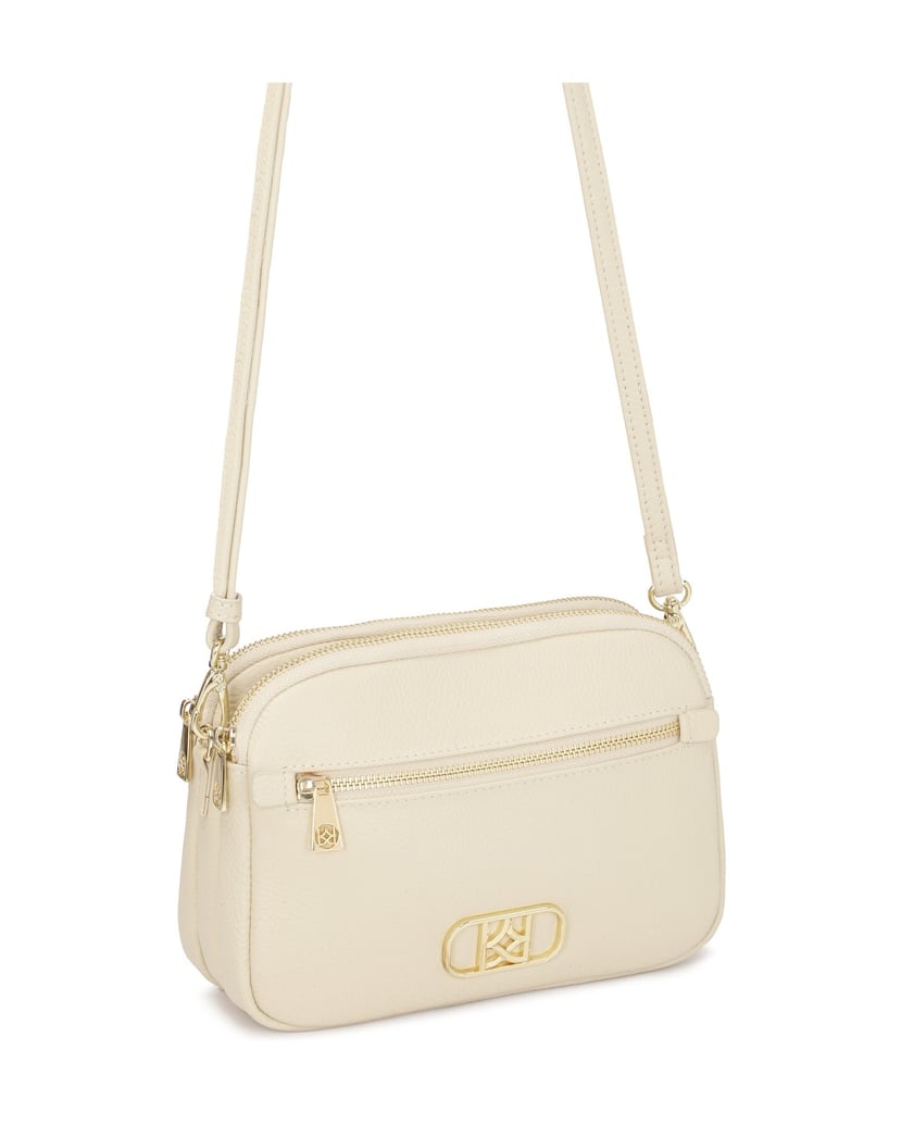 Kazar-Beige-handbag-with-a-pocket-on-the-front-béžová