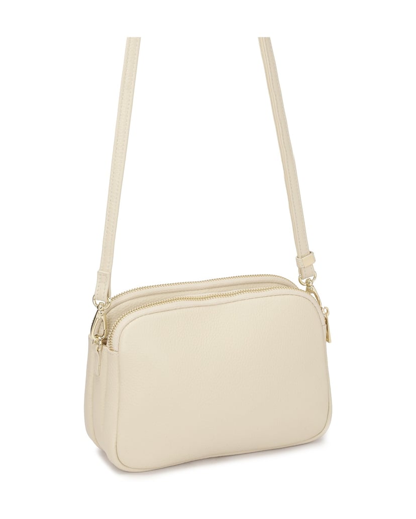 Kazar-Beige-handbag-with-a-pocket-on-the-front-béžová