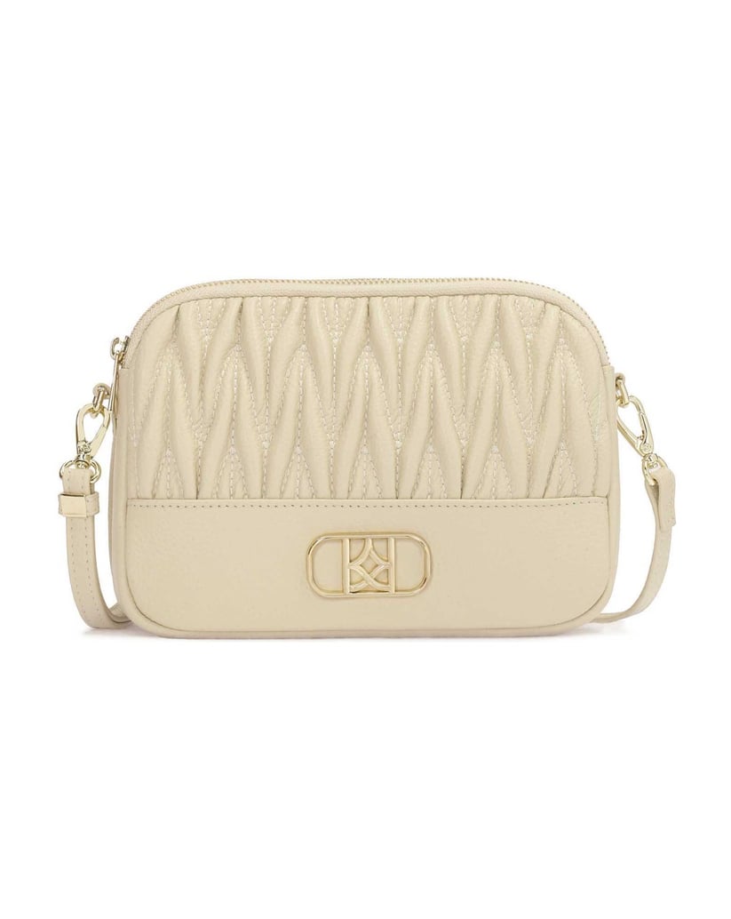 Kazar-Beige-handbag-with-striking-monogram-KAZAR-béžová