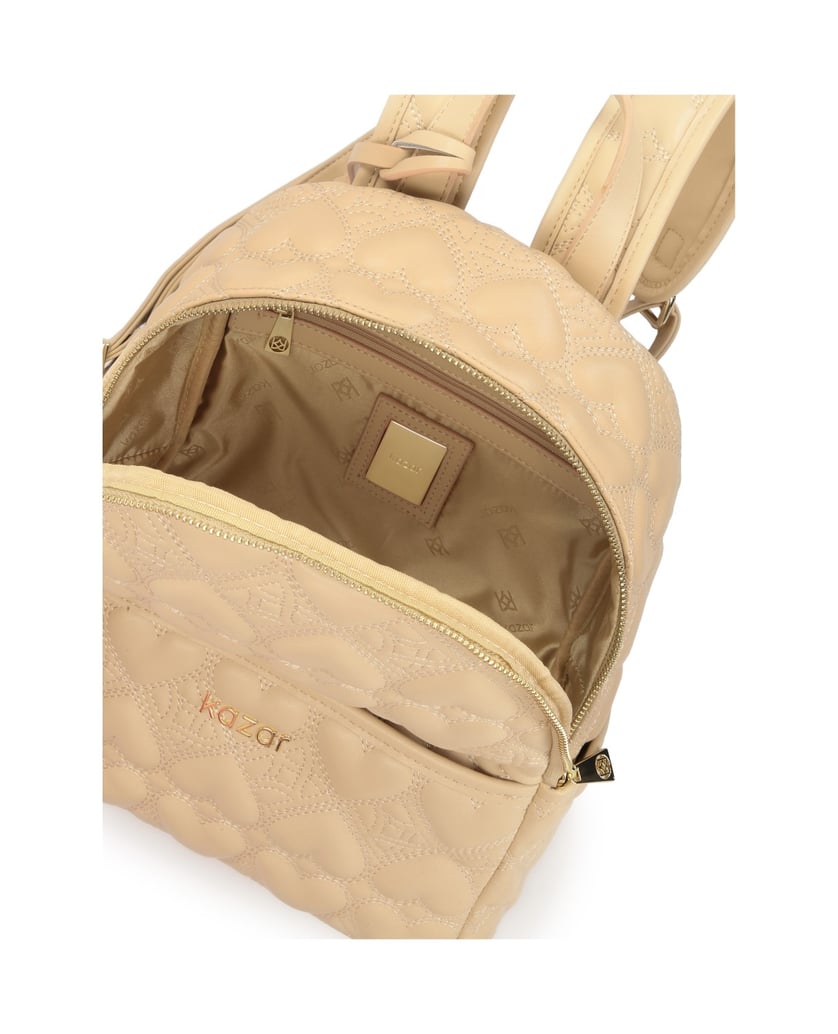 Kazar-Beigefarbener-Rucksack-mit-gesticktem-He