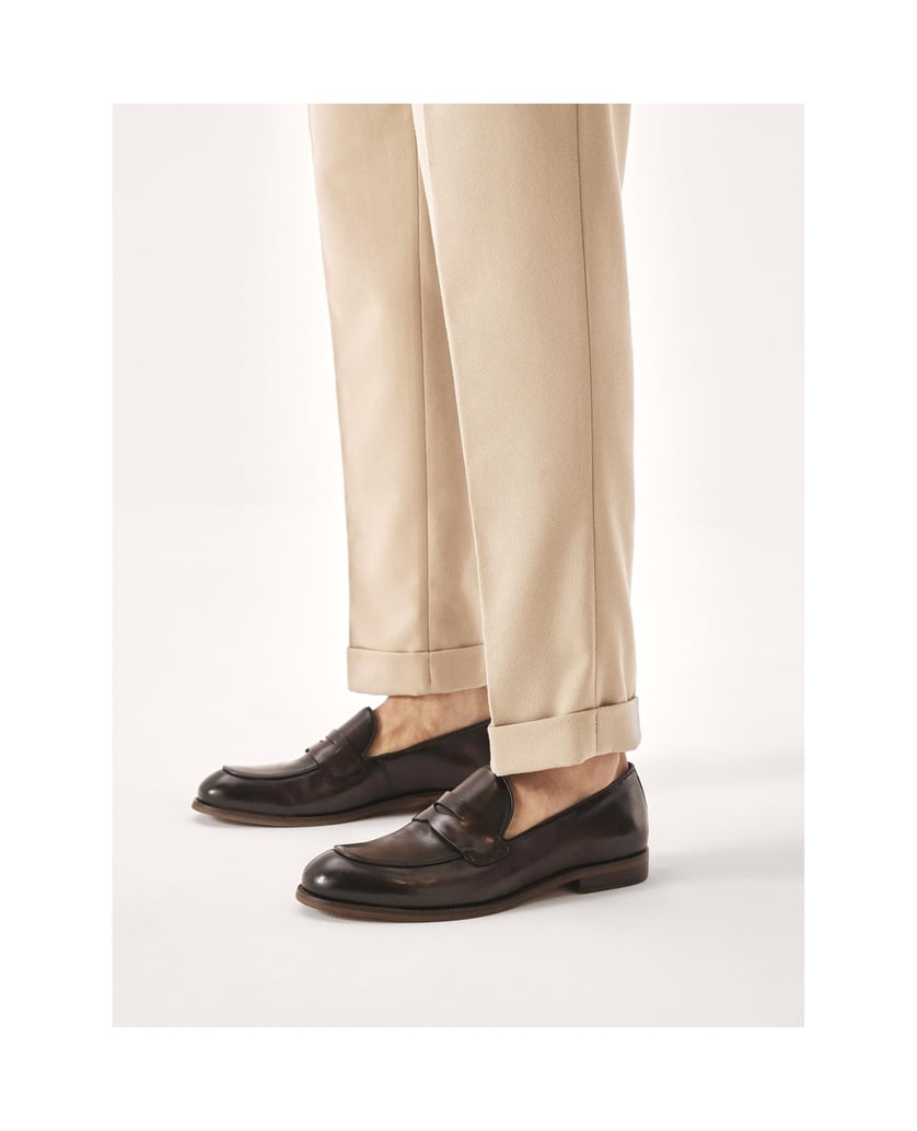 Kazar-Braune-Leder-Slipper-für-Männer-braun