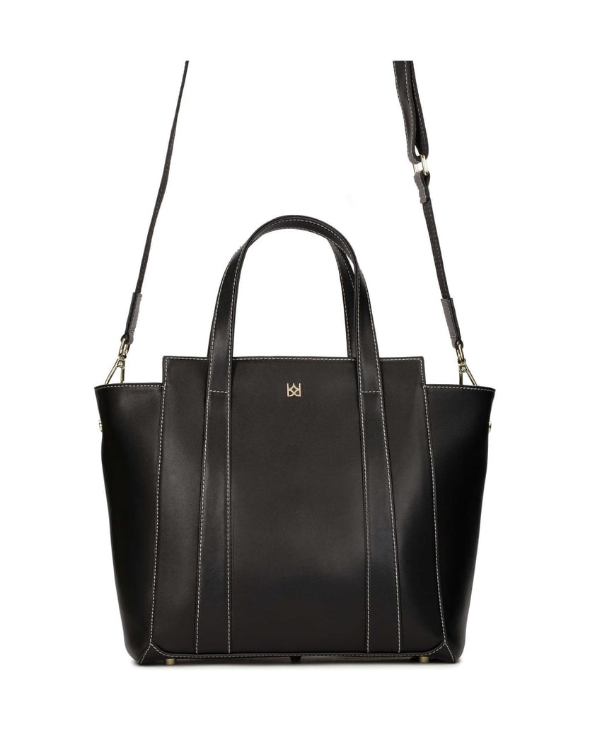 Kazar-Black-trapeze-shaped-shoulder-bag-čierna