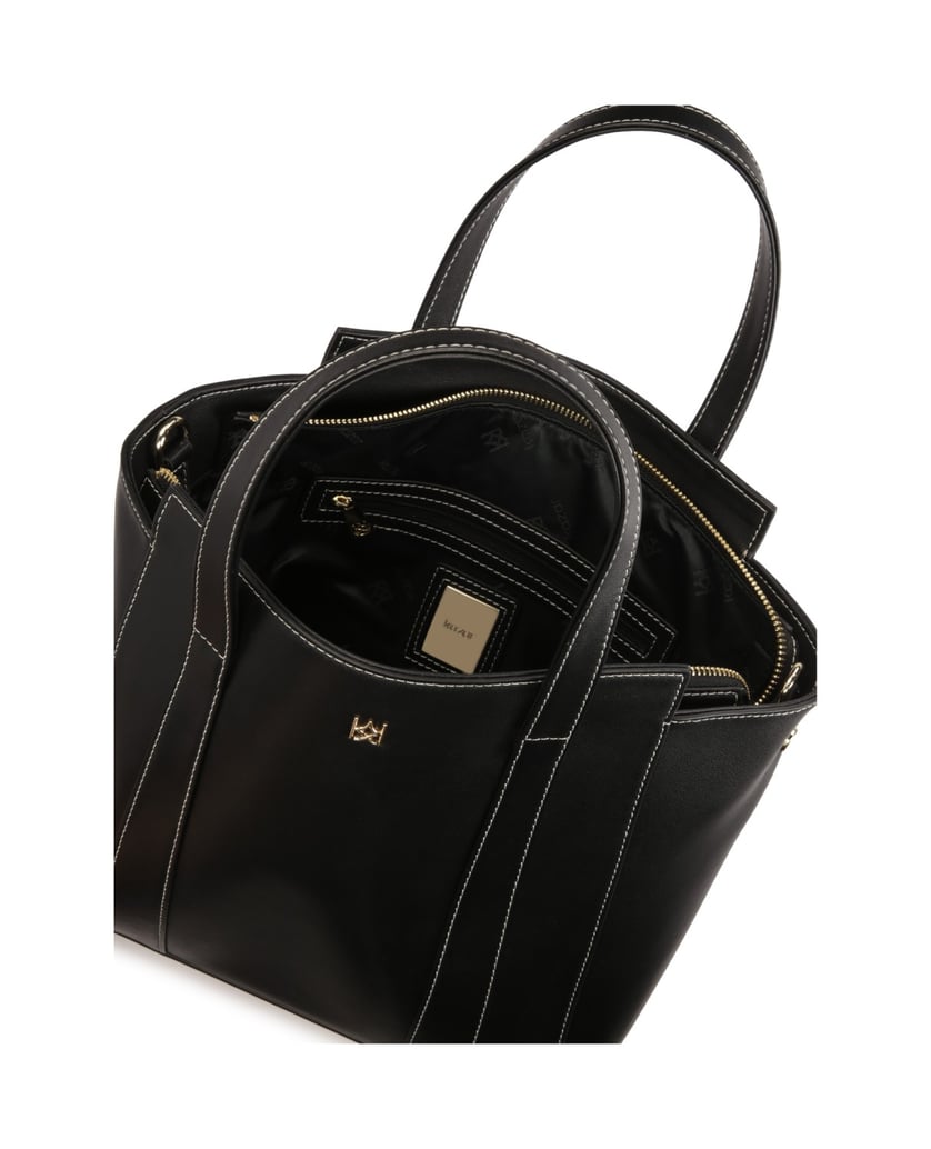 Kazar-Black-trapeze-shaped-shoulder-bag-čierna
