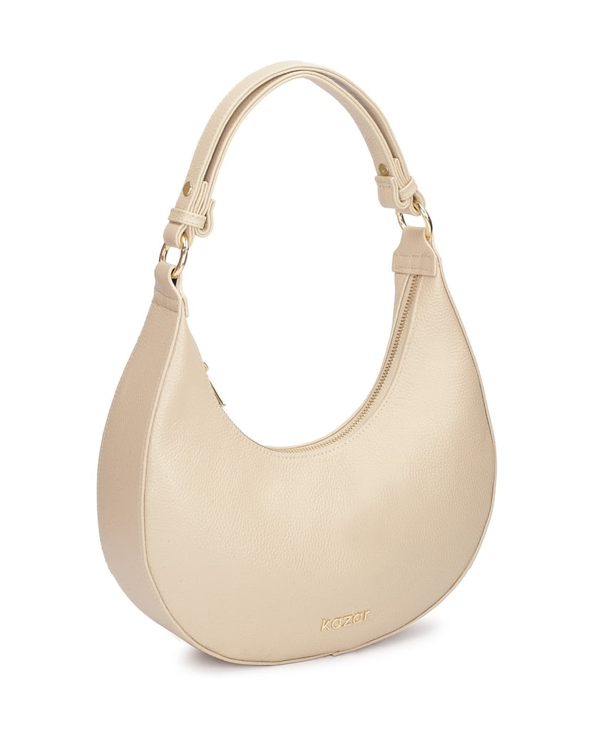 Kazar-Beigefarbene-Lederhandtasche-mit-einer-e-beige