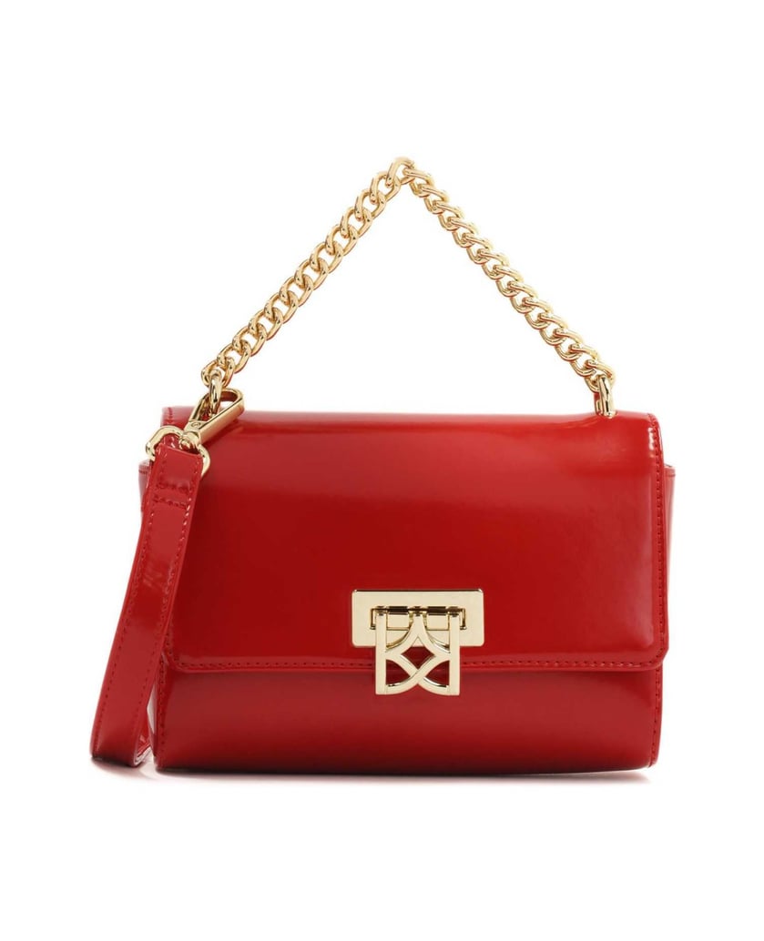 Kazar-Rote-kleine-Handtasche-mit-Schulterrieme-rot