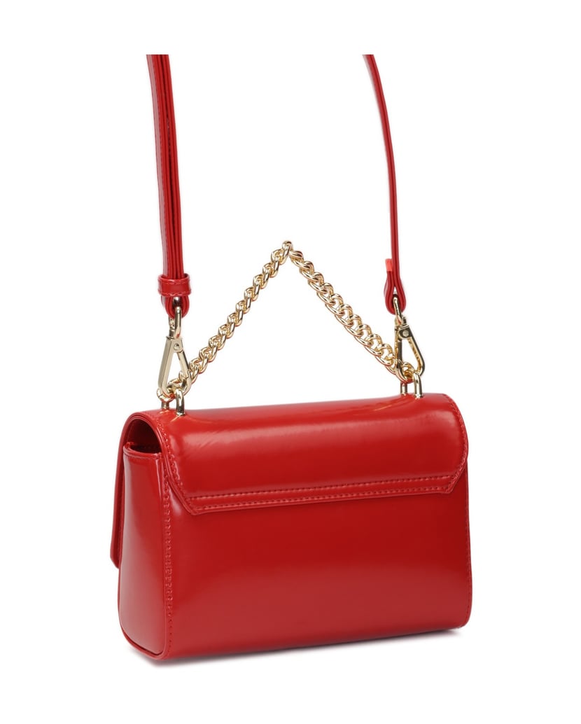 Kazar-Rote-kleine-Handtasche-mit-Schulterrieme-rot