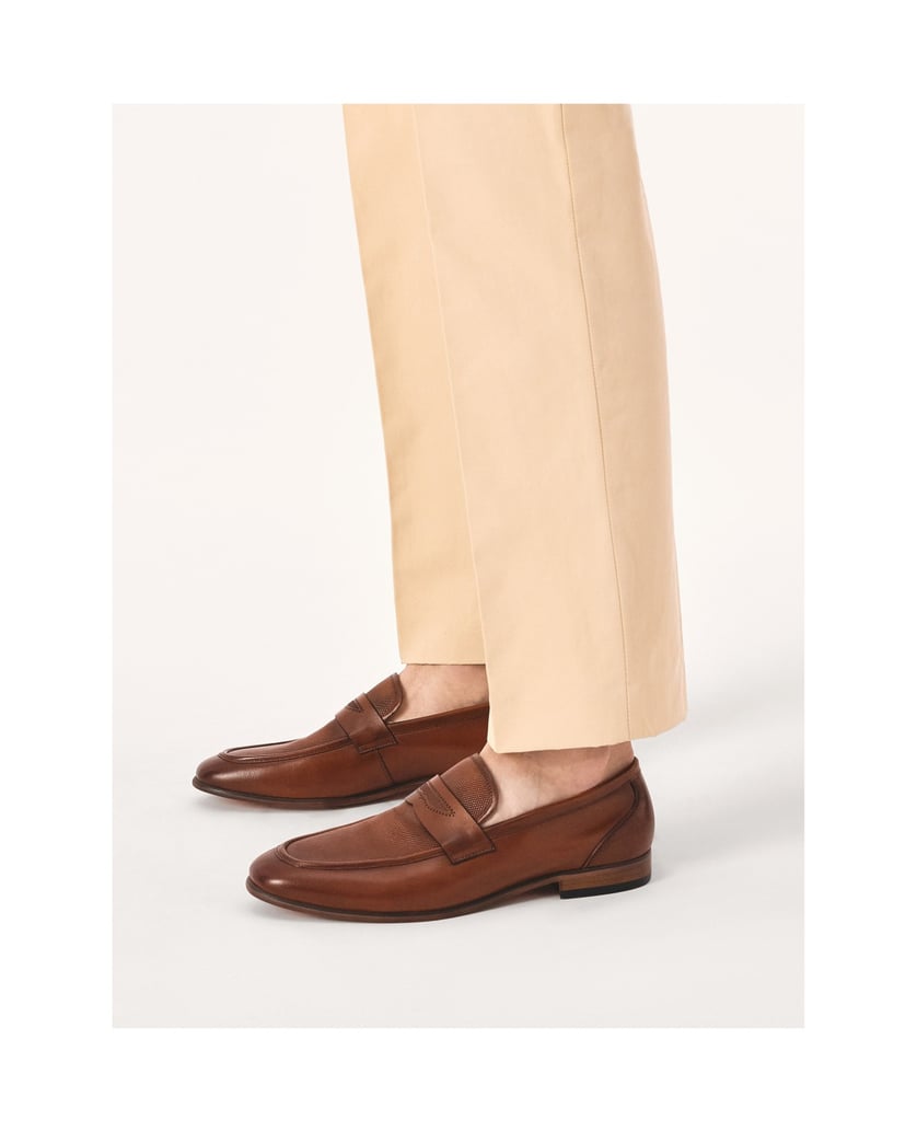 Kazar-Brown-loafers-decorated-with-leather-embossing-hnědá
