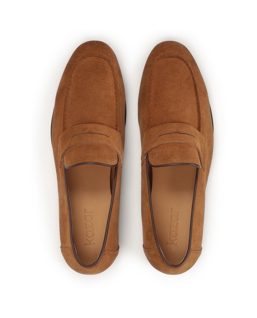 Kazar-Braune-Wildleder-Slipper