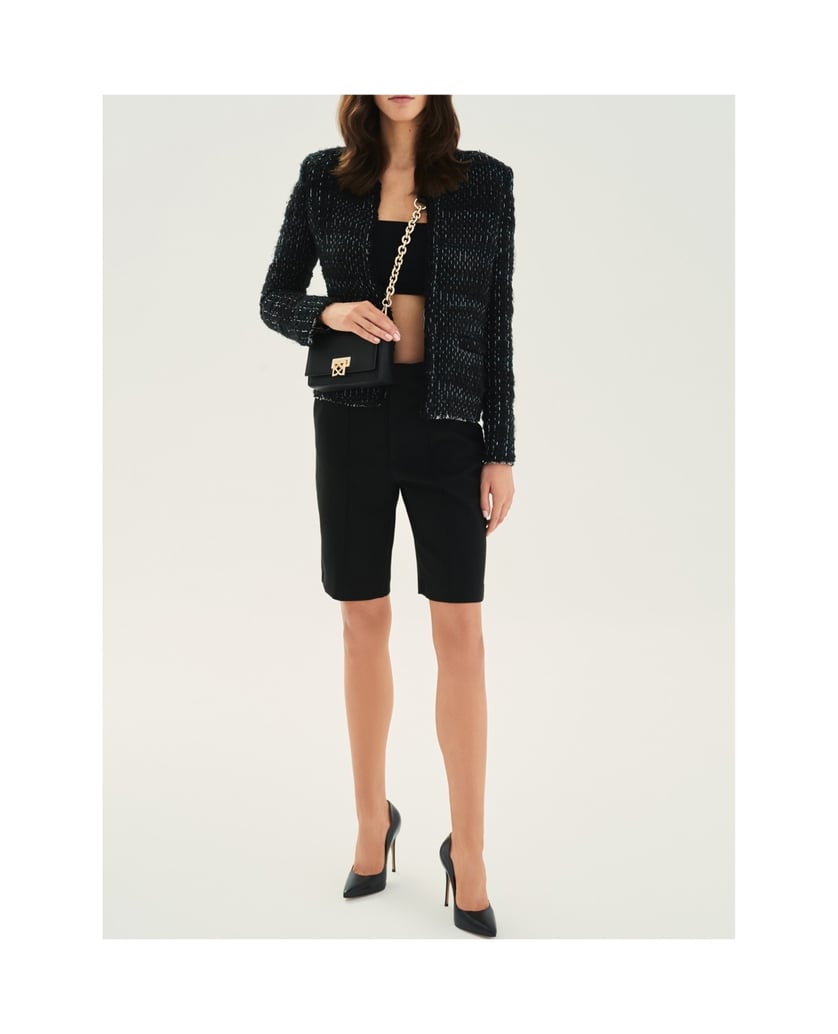 Kazar-Schwarze-hohe-Pumps-mit-gewelltem-Schaft-schwarz