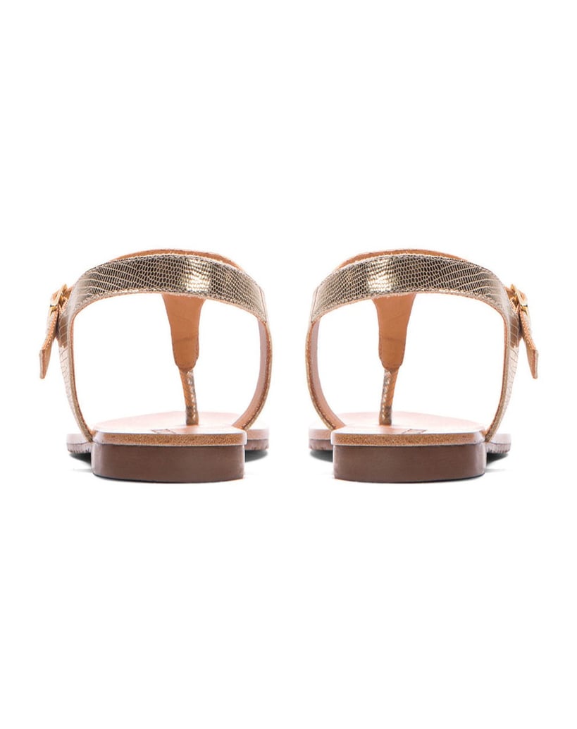 Kazar-Golden-sandals-made-of-embossed-leather-zlatá