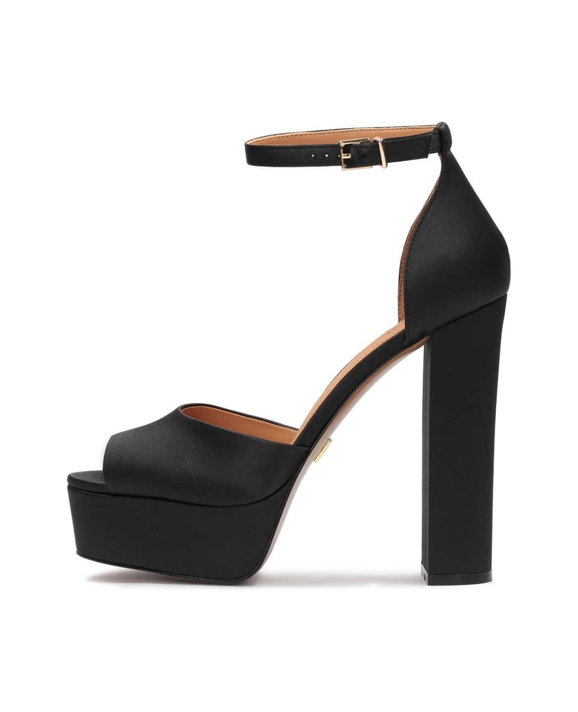 Kazar-Black-fabric-sandals-with-chunky-platform-and-heel-čierna