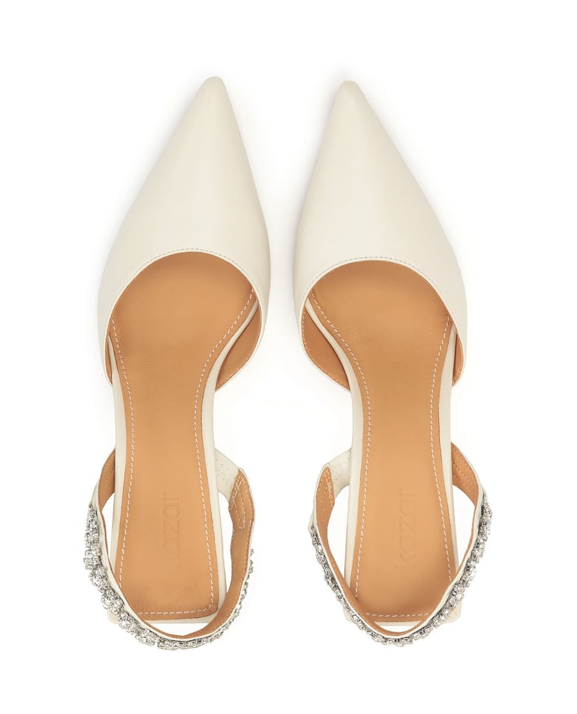 Kazar-Cremefarbene-Damenpantoletten-mit-schöne