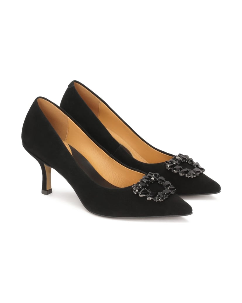 Kazar-Wildlederpumps-mit-niedrigem-Absatz-schwarz