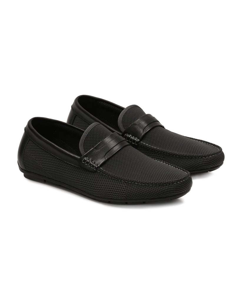 Kazar-Herrenmokassins-aus-gebundenen-Materiali-schwarz