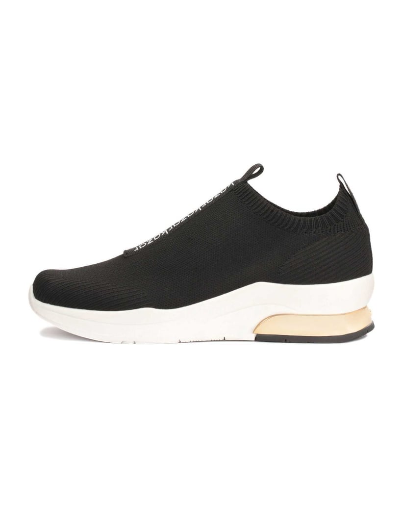 Kazar-Black-sneakers-with-elastic-slip-on-upper-čierna