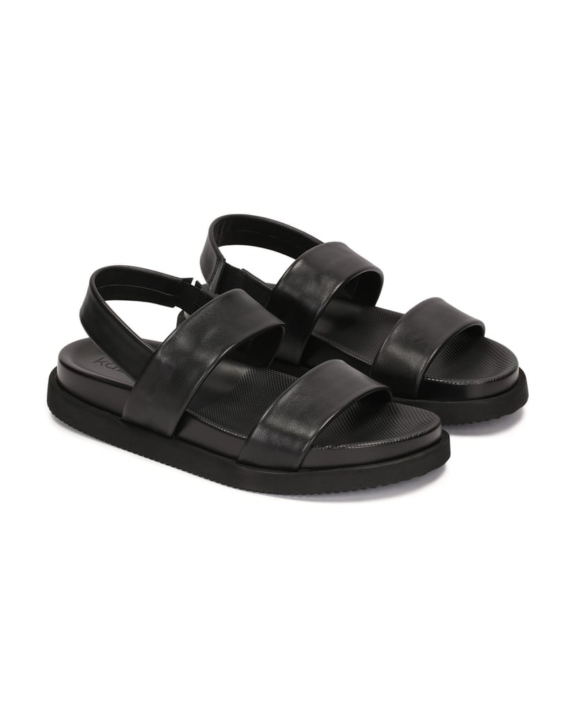 Kazar-Schwarze-Ledersandalen-mit-elastischem-R-schwarz