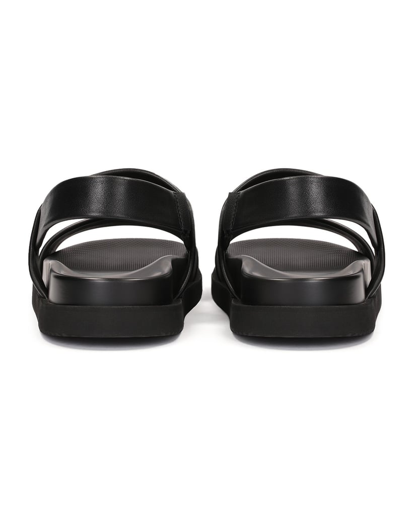 Kazar-Schwarze-Ledersandalen-mit-elastischem-R-schwarz