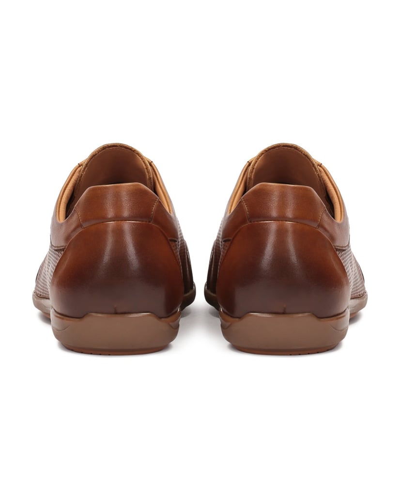 Kazar-Mens-suede-casual-shoes-with-a-layered-upper-hnedá