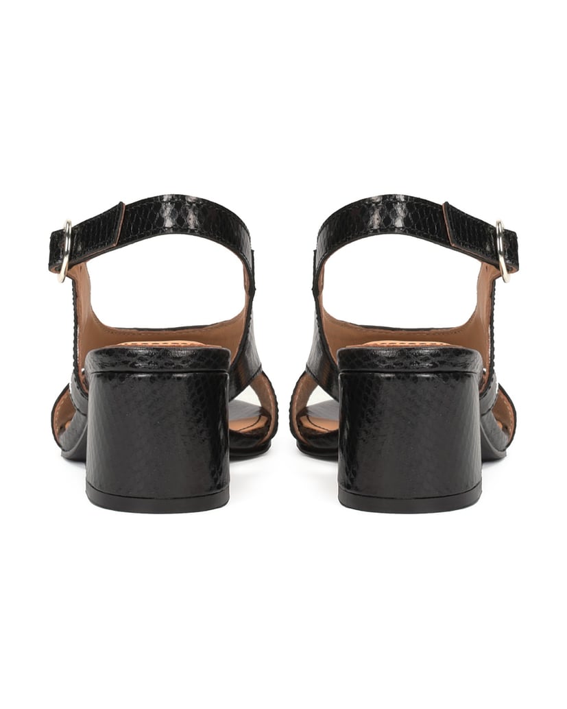 Kazar-Schwarze-Ledersandalen-mit-breitem-Absat-schwarz