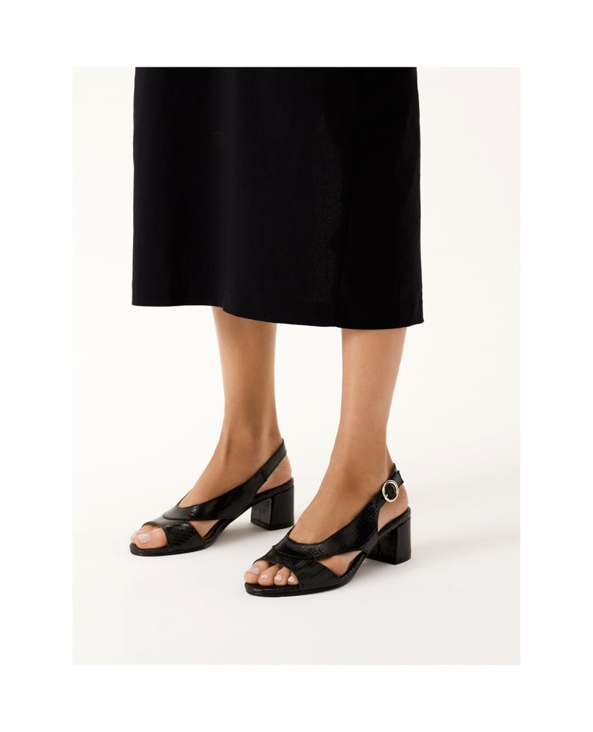 Kazar-Schwarze-Ledersandalen-mit-breitem-Absat-schwarz