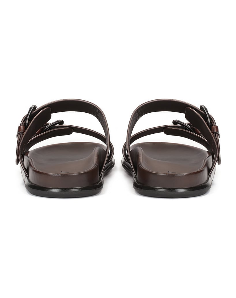 Kazar-Braune-Lederrutschen-mit-zwei-verstellba-braun