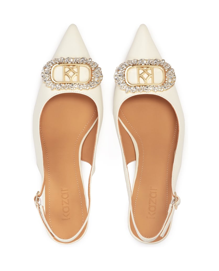 Kazar-Niedrige-Stiletto-Pumps-zur-Hochzeit-mit-weiss