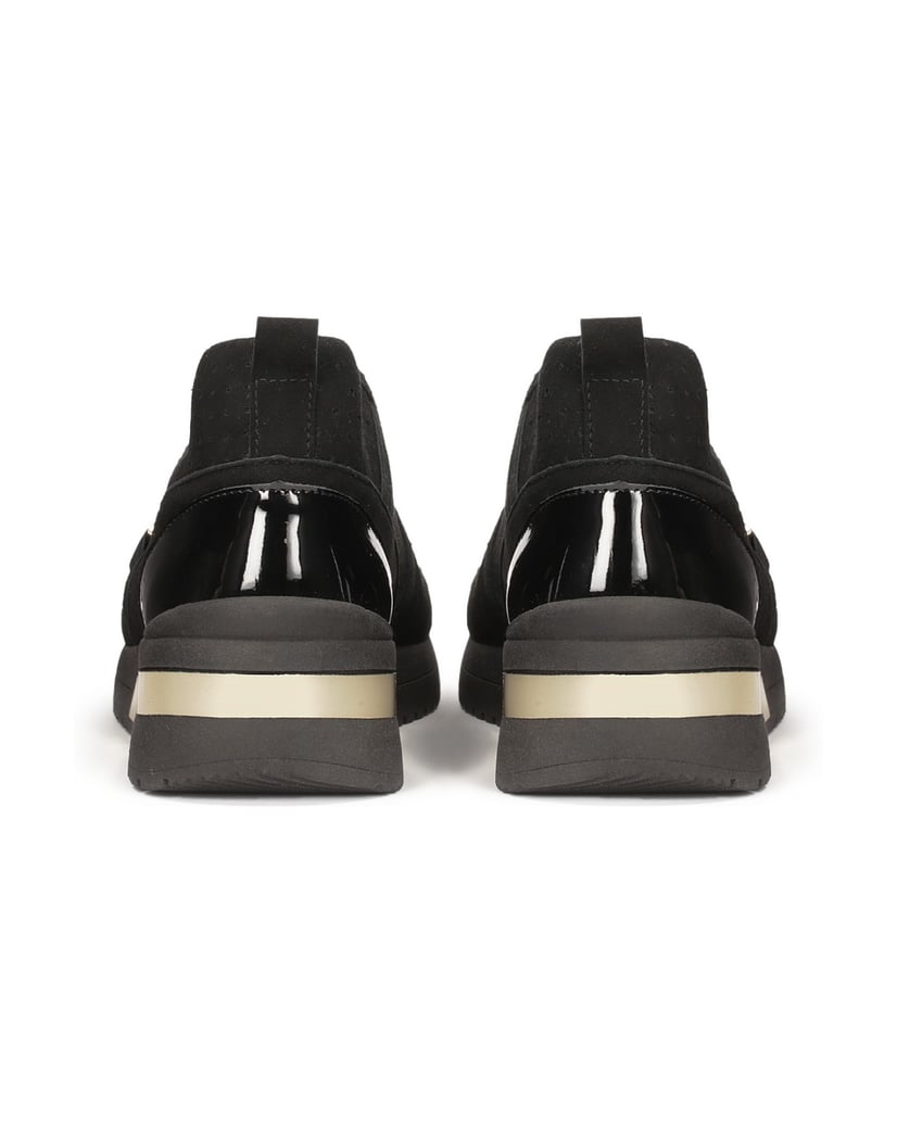 Kazar-Turnschuhe-aus-kombinierten-Materialien-schwarz