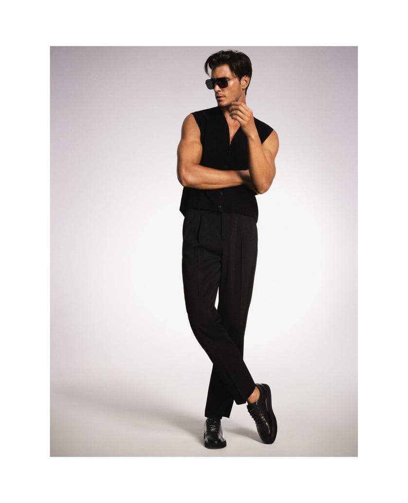 Kazar-Schwarze-Turnschuhe-mit-geprägtem-Muster-schwarz