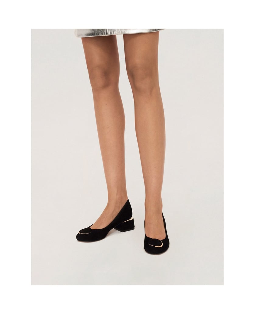 Kazar-Schwarze-Wildlederpumps-mit-modischem-Ab-schwarz