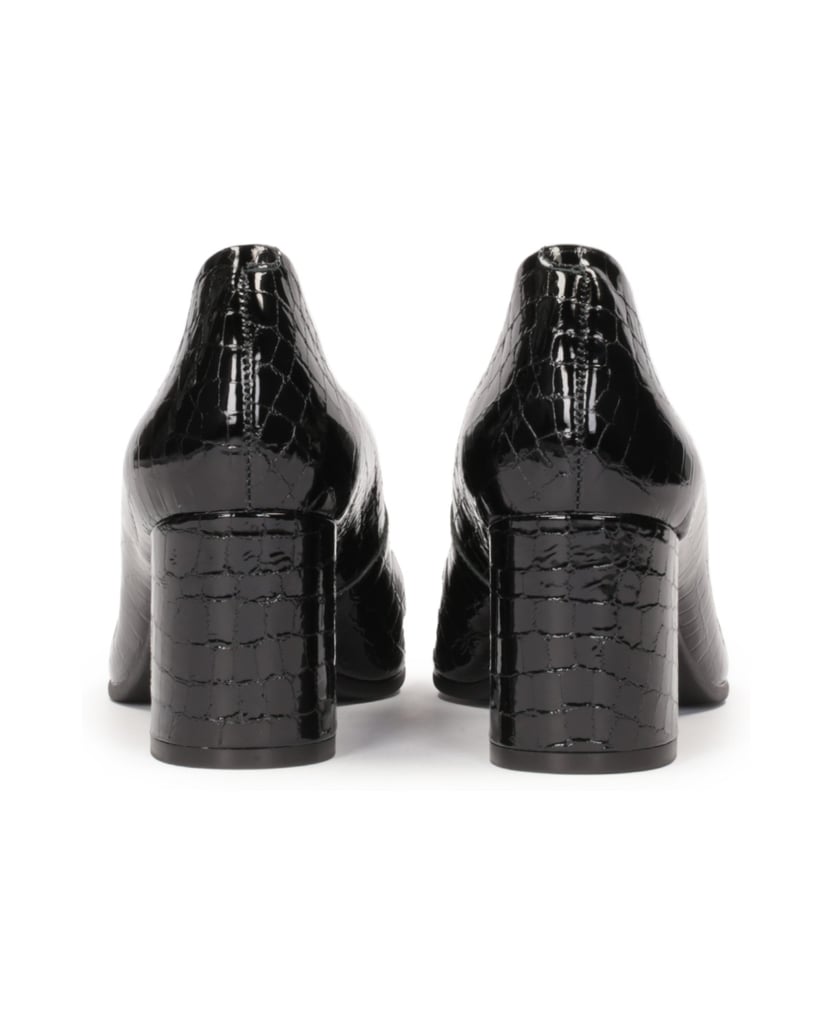 Kazar-Pumps-aus-geprägtem-Lackleder-schwarz