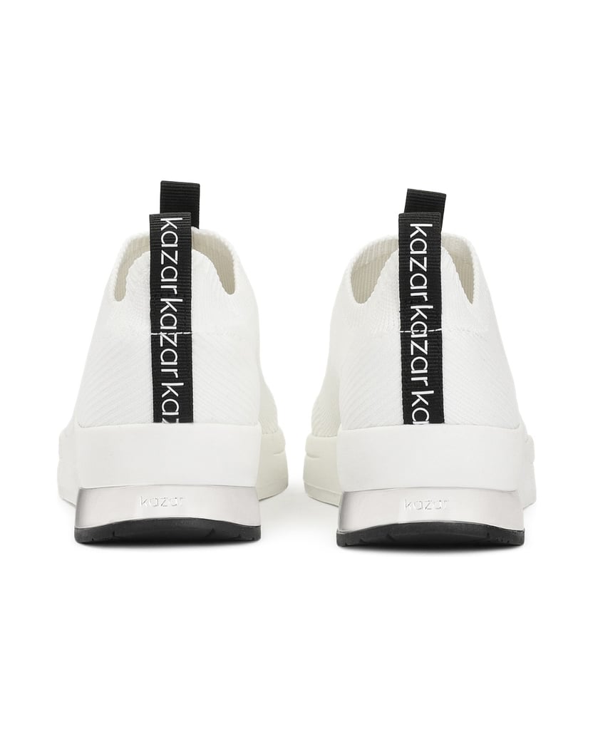 Kazar-White-slip-on-sneakers-in-fabric-bílá