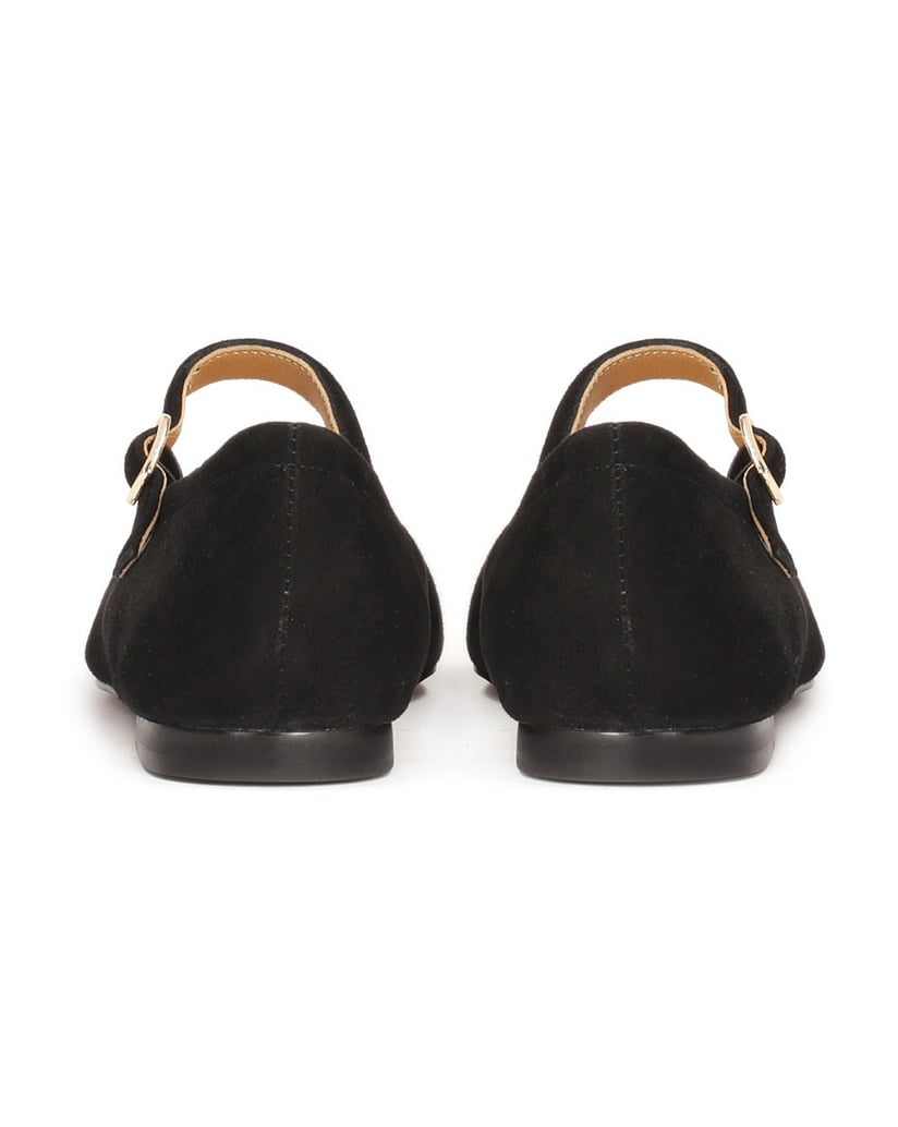 Kazar-Schwarze-Ballerinas-auf-flacher-Sohle-schwarz