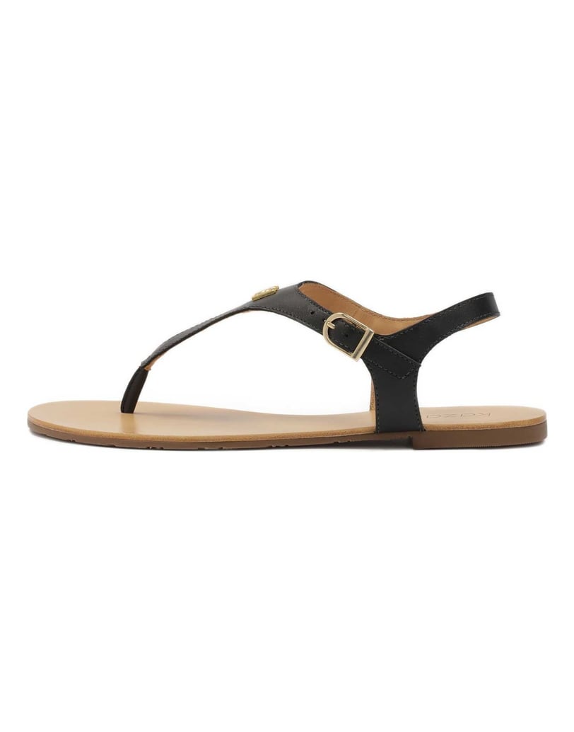 Kazar-Black-leather-sandals-čierna