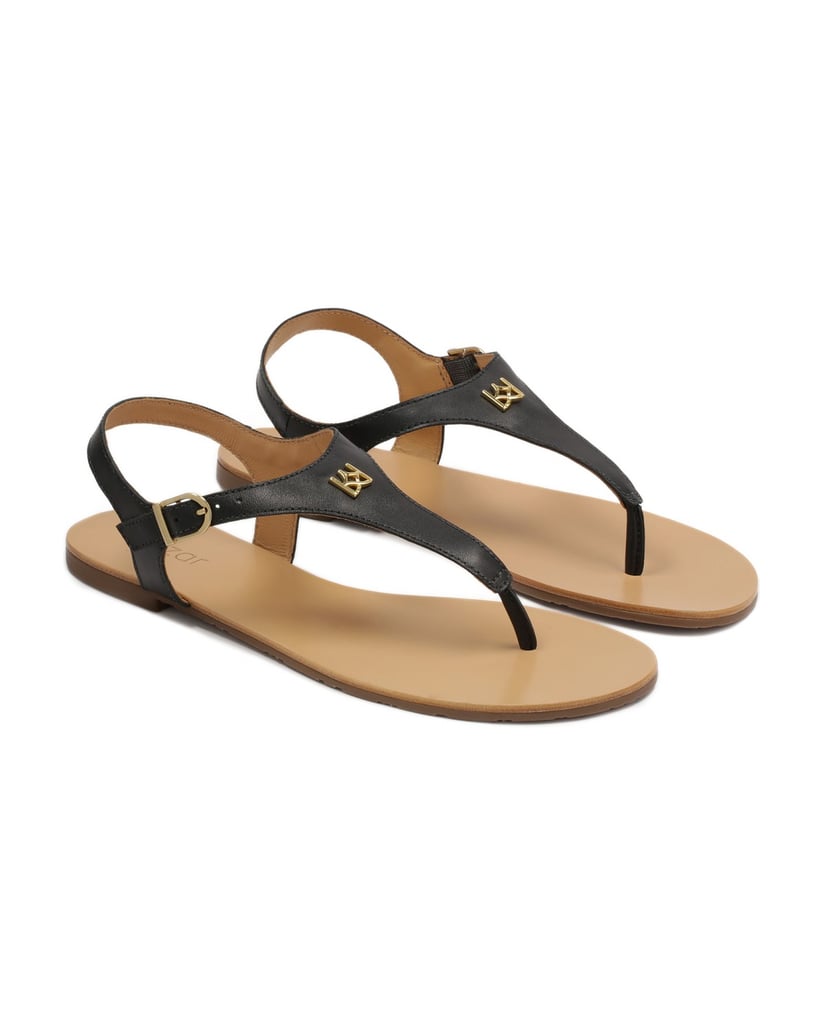 Kazar-Black-leather-sandals-čierna