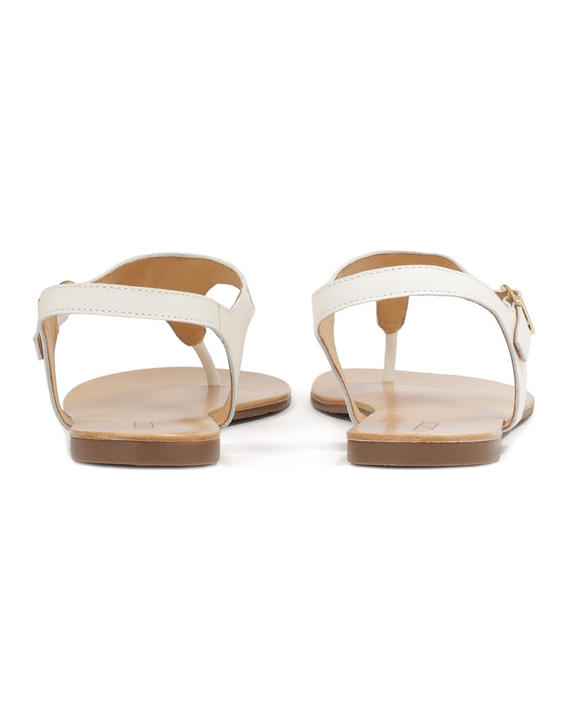 Kazar-Leather-sandals-on-a-flat-sole-biela
