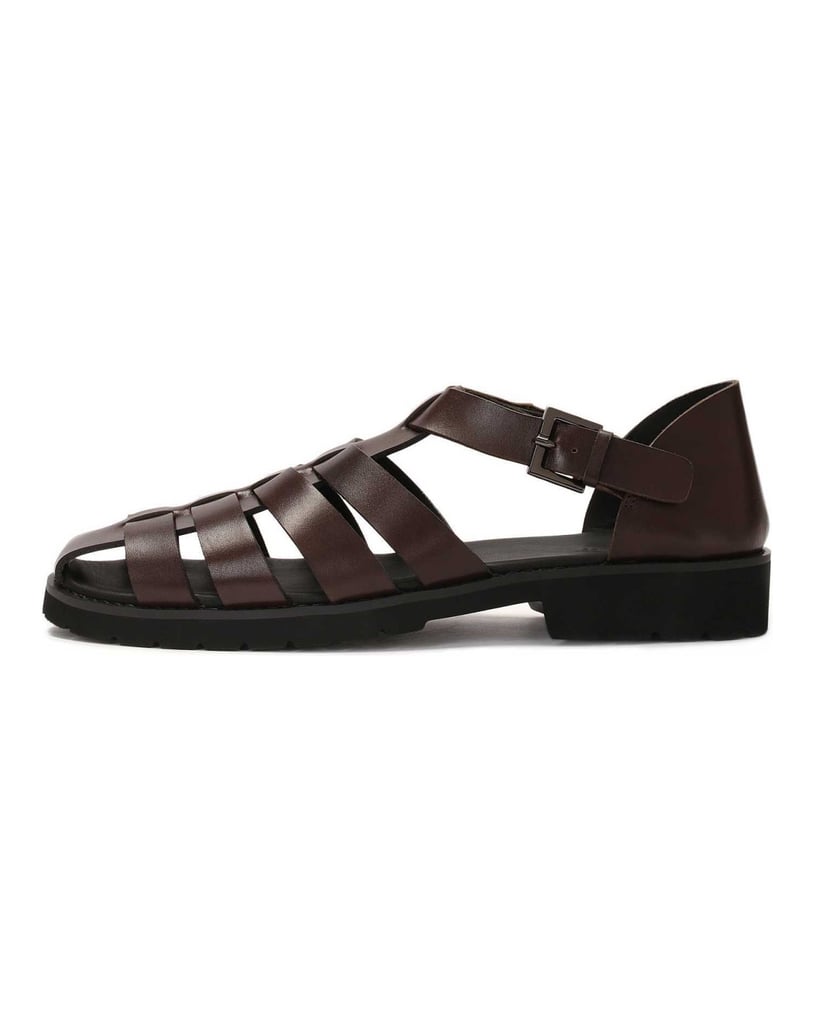 Kazar-Herren-Sandalen-aus-braunem-Leder