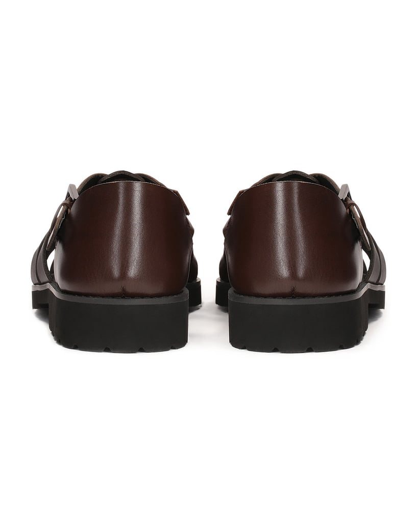 Kazar-Herren-Sandalen-aus-braunem-Leder